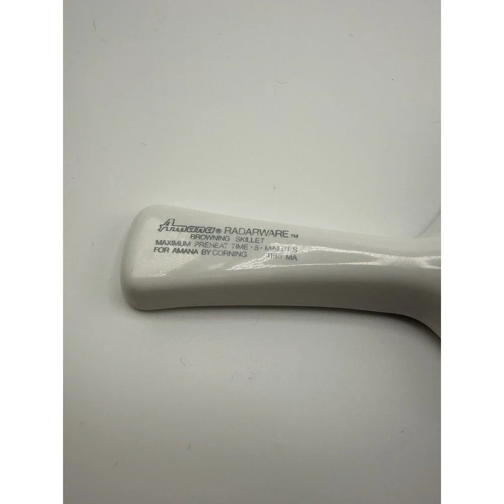 Vintage Corning Ware Amana Radarange Microwave Browning Skillet 6.75